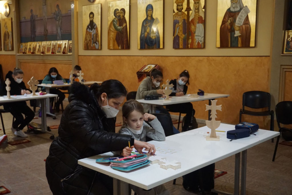 Colaborare catehetică între parohiile Slimnic și Lodi
