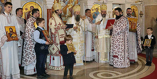 Sunday of Orthodoxy in the Saint Sava Cathedral in Belgrade