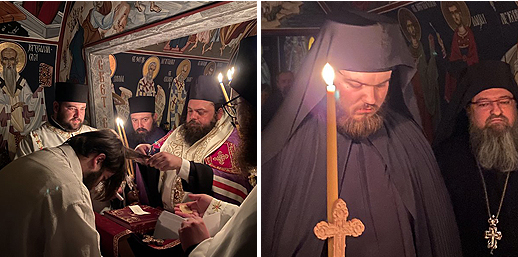 Монашење у Светоуспенском манастиру у Даљу