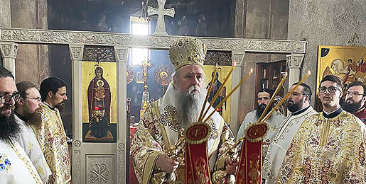 Sunday of Orthodoxy in Djurdjevi Stupovi Monastery