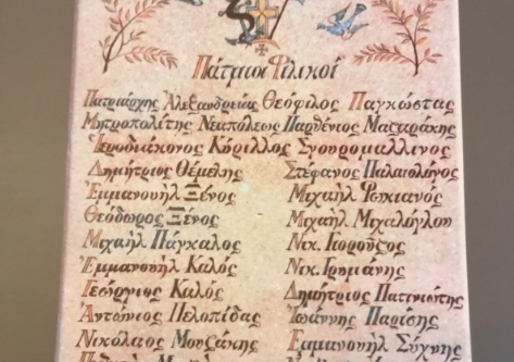 Η συμβολή των Πατμίων Φιλικών στον απελευθερωτικό αγώνα του 1821