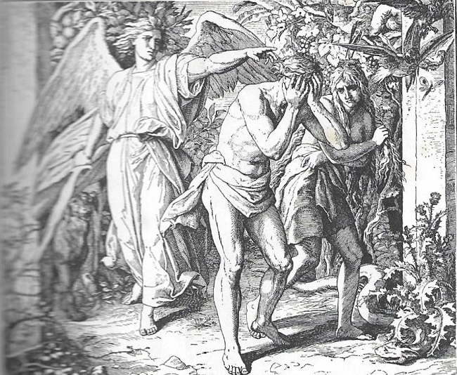 Ο Αδάμ, το δειλινόν, τα βήματα και η φωνή του Θεού