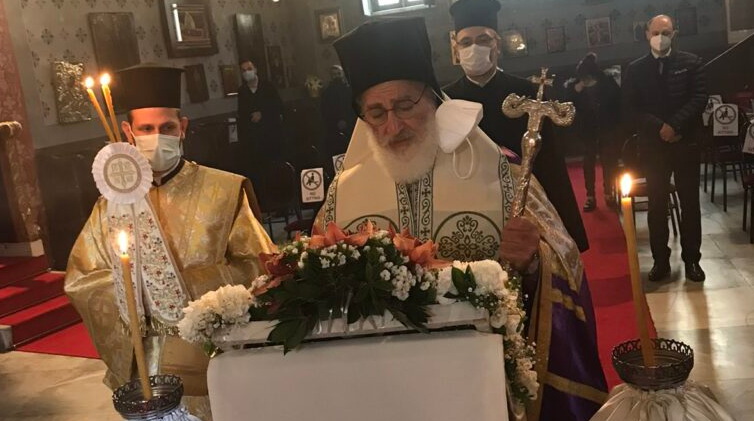 Στην Παναγία Βλαχερνών ο Μητροπολίτης Αρκαλοχωρίου