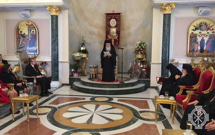 Ευχές από το Πατριαρχείο Μόσχας στον Πατριάρχη Ιεροσολύμων