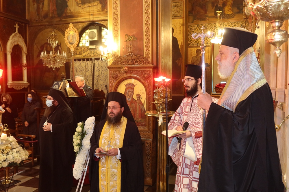 Η Εξόδιος του μακαριστού Αρχιμ. π. Σάββα Δαμασκηνού