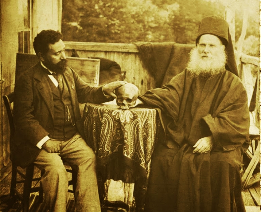 1901 – ΑΓΙΟΝ ΟΡΟΣ: Η κάρα του Αγίου Νικοδήμου του Αγιορείτου