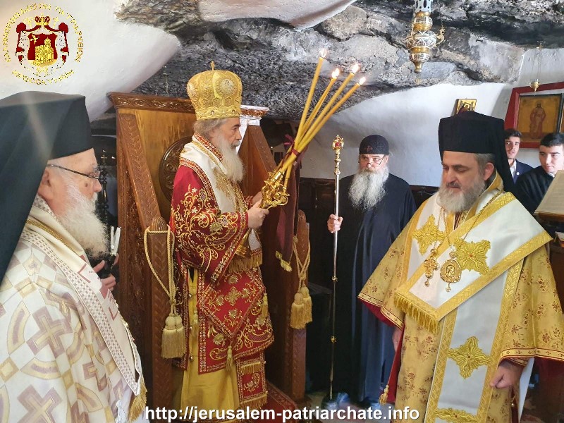 Ο Πατριάρχης Ιεροσολύμων στη Μονή Αγίου Ονουφρίου