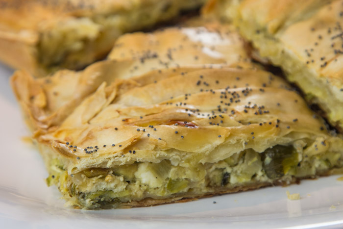 Πρασοκολοκυθόπιτα για το Σαββατοκύριακο της Τυρινής