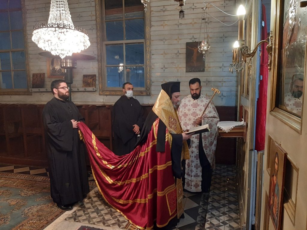 Οι Χαιρετισμοί στην Πατριαρχική Σκήτη του Αγίου Σπυρίδωνα