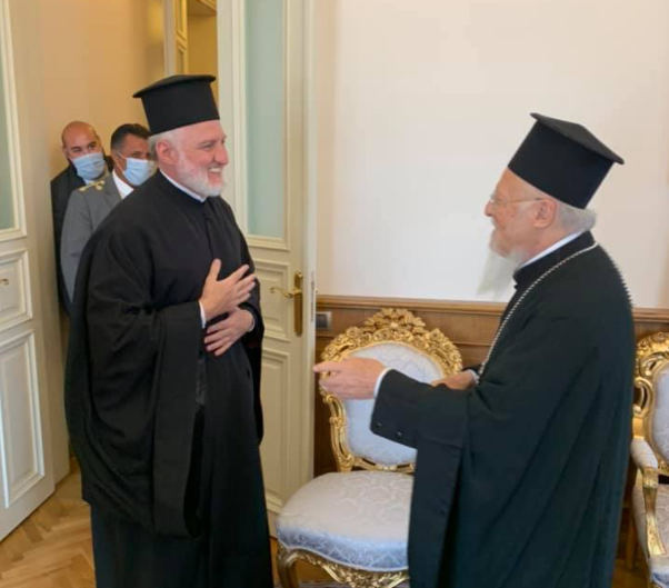 Στον Οικουμενικό Πατριάρχη ο Αρχιεπίσκοπος Αμερικής