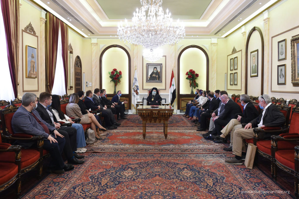 Επίσκεψη αντιπροσωπείας από σύνεδρους στο Πατριαρχείο Αντιοχείας