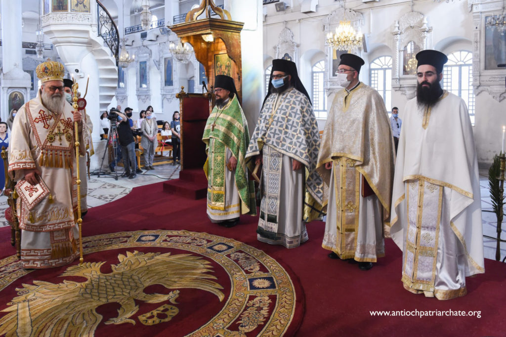 Palm Sunday Liturgy in the Mariamite Cathedral in Damascus, presided by Patriarch John X.