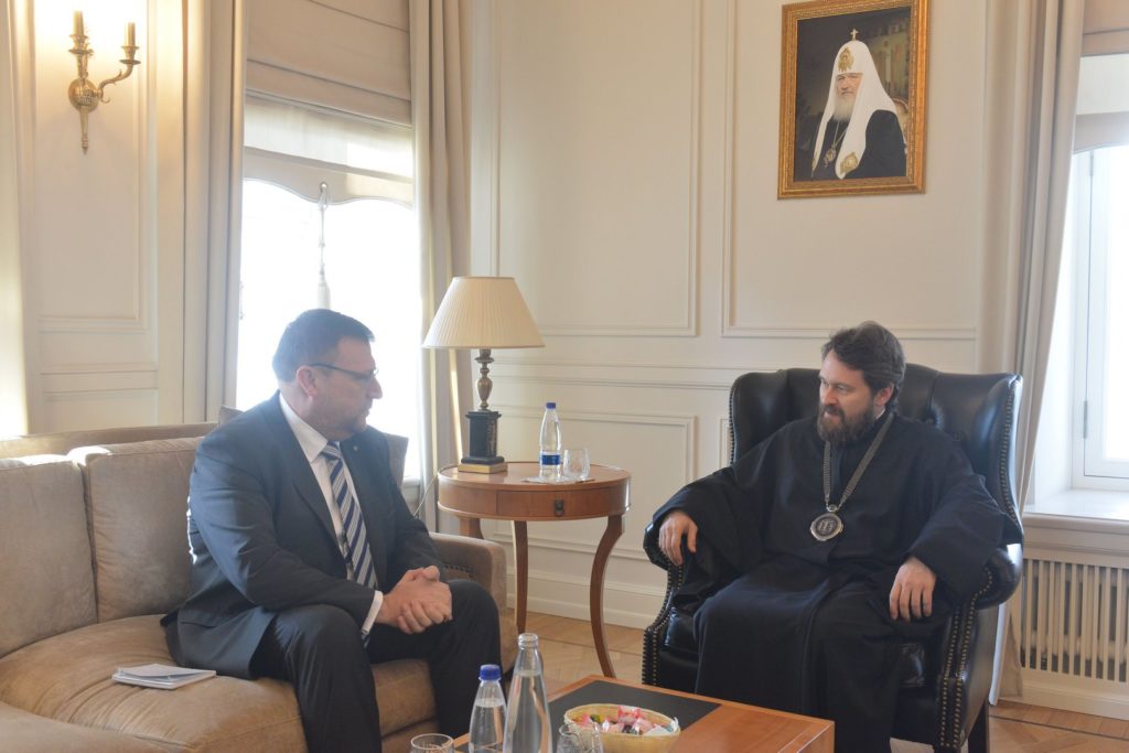 Председатель ОВЦС встретился с послом Словакии в России