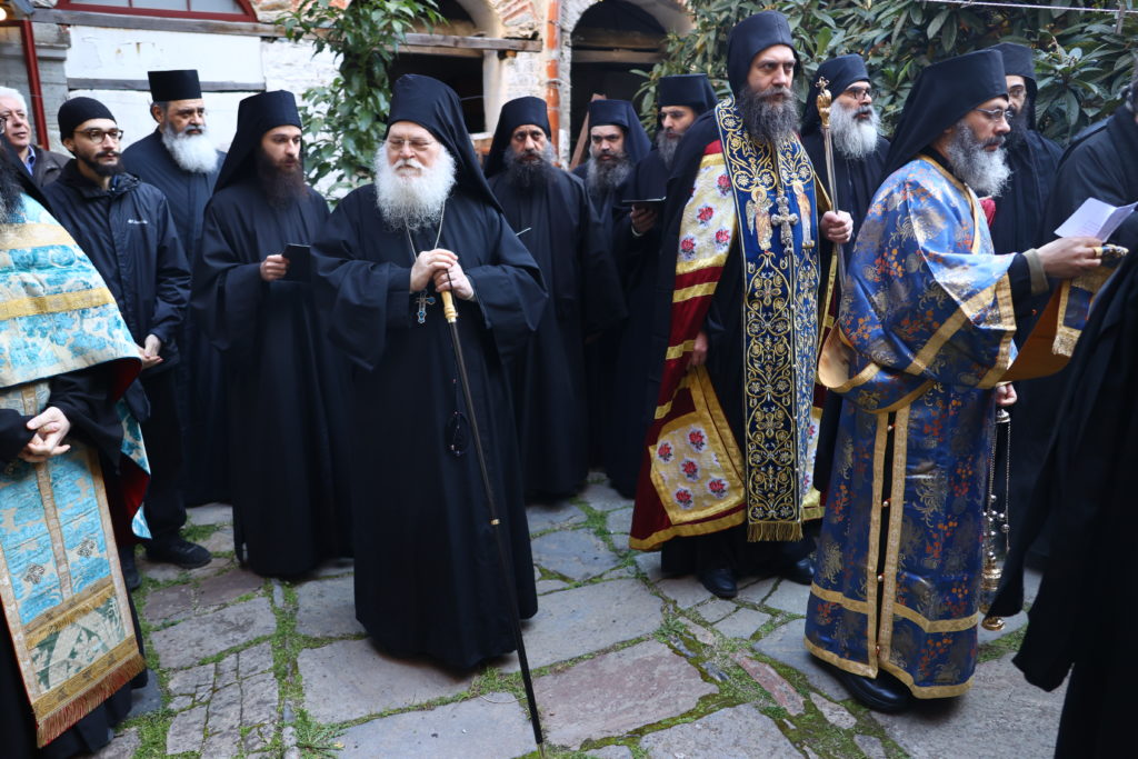 Игуман Методије на храмовној слави Ватопеда – Благовести (Фото + Видео)