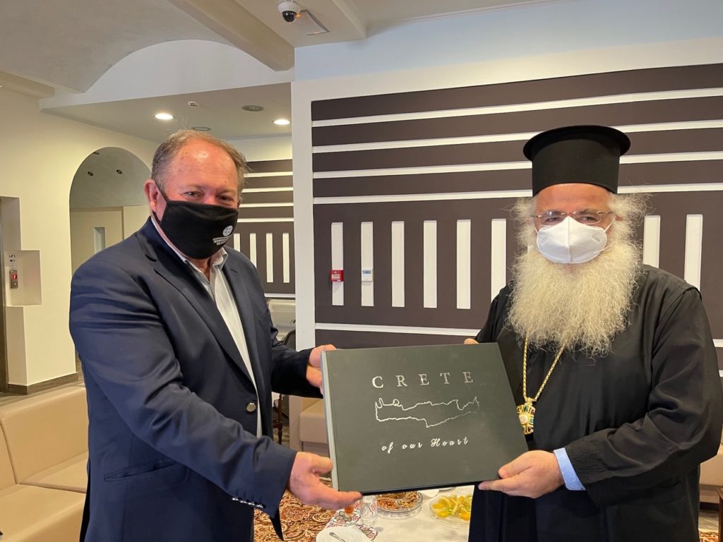 Επίσκεψη Αντιπεριφερειάρχη στον Μητροπολίτη Ιεραπύτνης και Σητείας