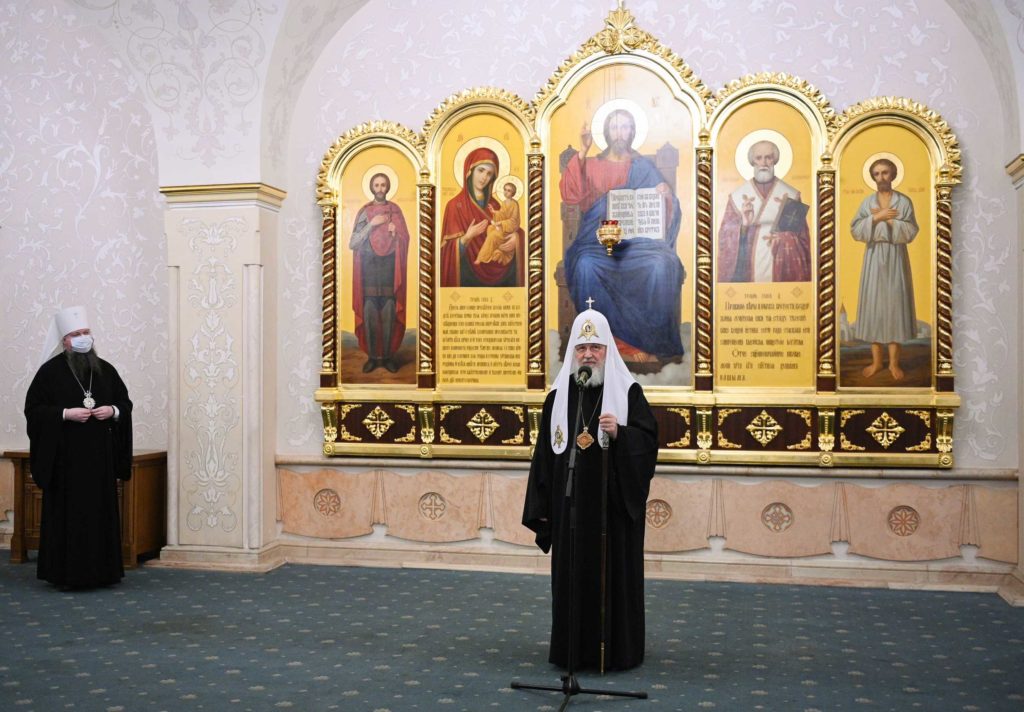 Святейший Патриарх Кирилл возглавил церемонию вручения наград клирикам Московской епархии и сотрудникам Московской Патриархии