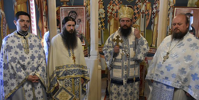 Освећен параклис Светог Василија Острошког у манастиру Рмњу