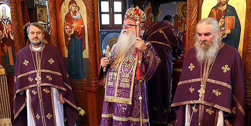 Митрополит Хризостом богослужио у Добрунској Ријеци