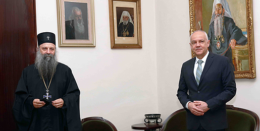 Патријарх српски примио Градоначелника Београда
