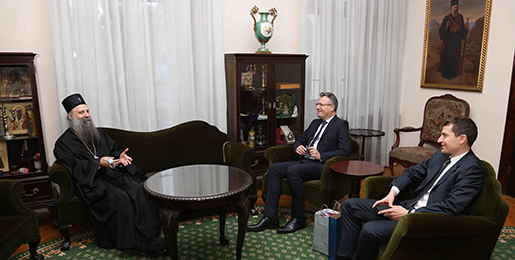 Патријарх српски примио Амбасадора Словеније