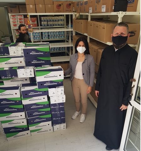 Συγκινητική δωρεά στην «Θεοπροσφορά» ενόψει Πάσχα