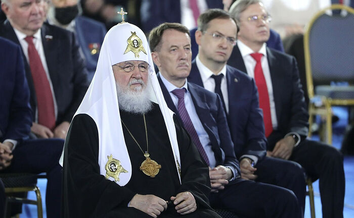 Ο Πατριάρχης Μόσχας στην ομιλία του Πούτιν στο Μανέζ