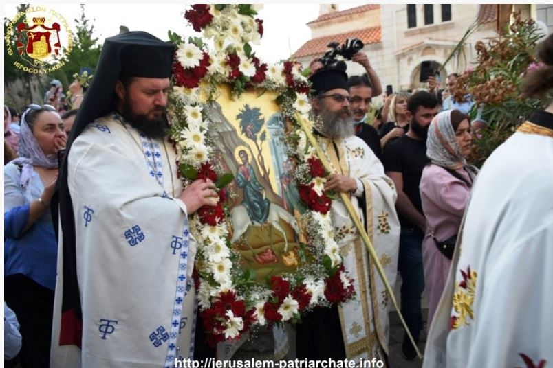 Η λιτανεία της Βαϊφόρου στην Ιερουσαλήμ