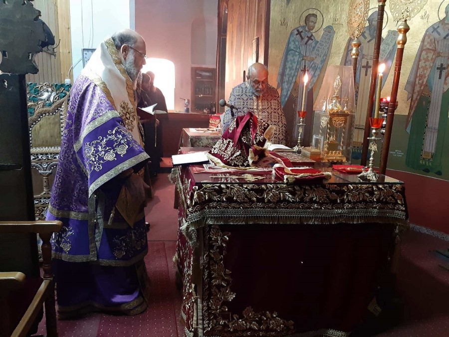 Ο Σεβασμιώτατος στον Άγιο Δημήτριο Δρακότρυπας (ΦΩΤΟ)