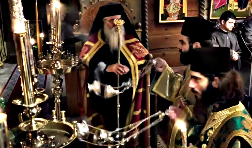 Ο Μητροπολίτης Μόρφου τον Πανηγυρικό Εσπερινό των Βαΐων