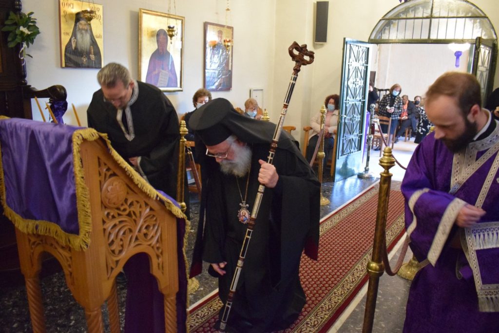 Η Ακολουθία του Νυμφίου στο παρεκκλήσι των Αγίων Κωνσταντίνου και Ελένης