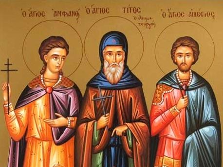 Feast day of Titus the Wonderworker