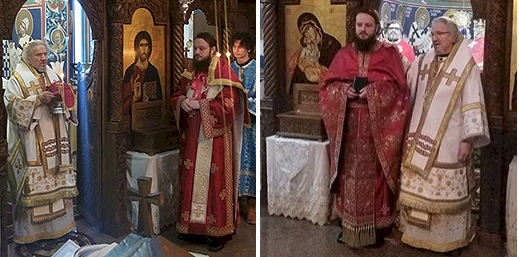 Рукоположење у манастиру Преображења Господњег у Милтону