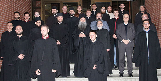 Στη Θεολογική Σχολή του Βελιγραδίου ο Σερβίας Πορφύριος