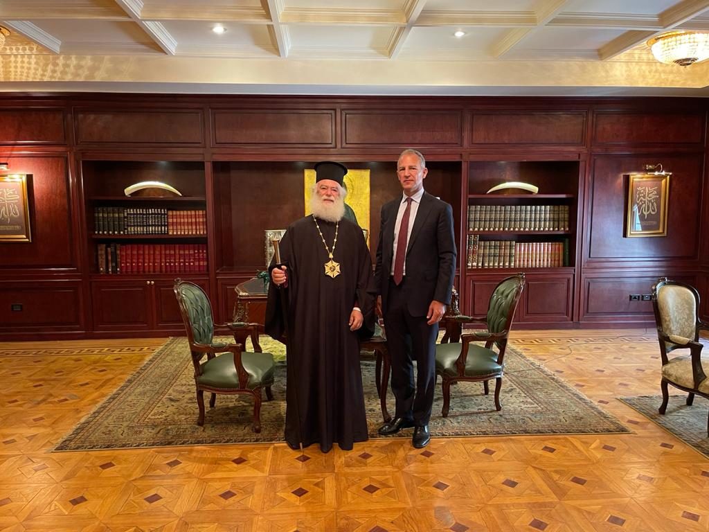 Στον Πατριάρχη Αλεξανδρείας ο Πρέσβης των ΗΠΑ στο Κάιρο