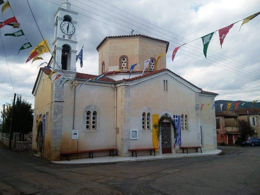 Ο ναός του Ευαγγελιστού στο χωριό Πέλαγος