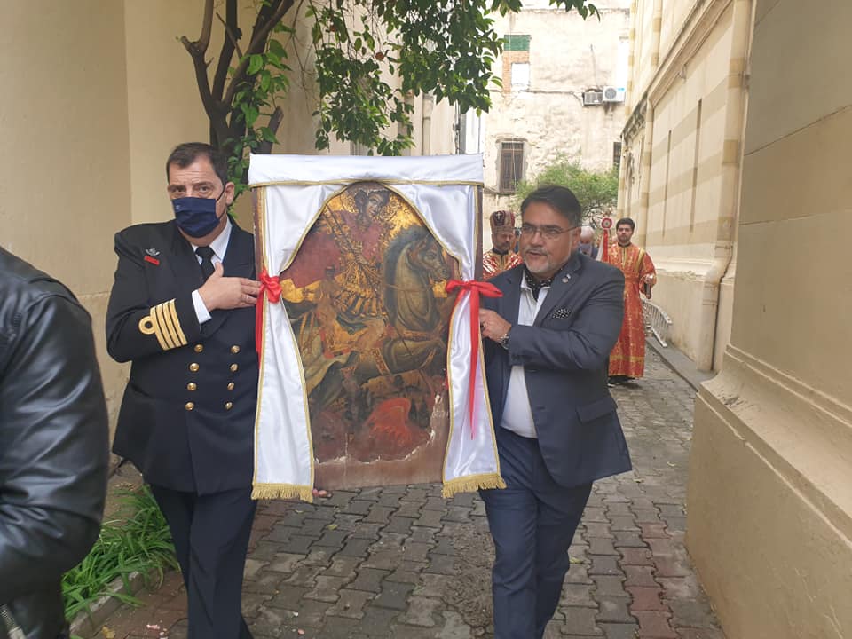 Οι πιστοί στην Τυνησία πανηγύρισαν τον Άγιο Γεώργιο