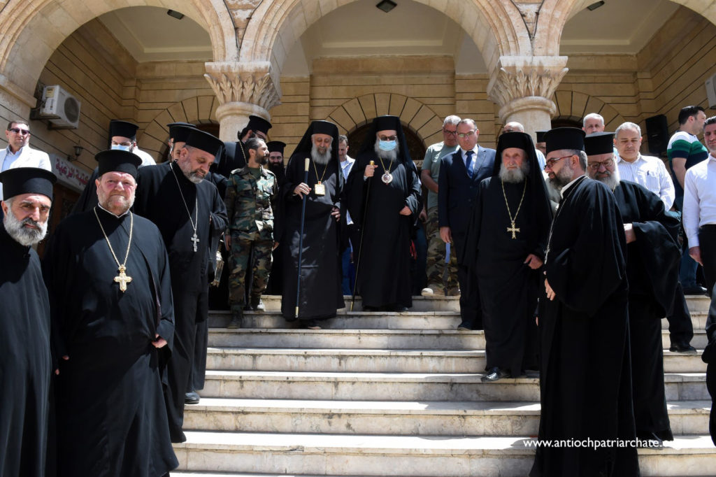 زيارة تفقدية لأبرشية حماه