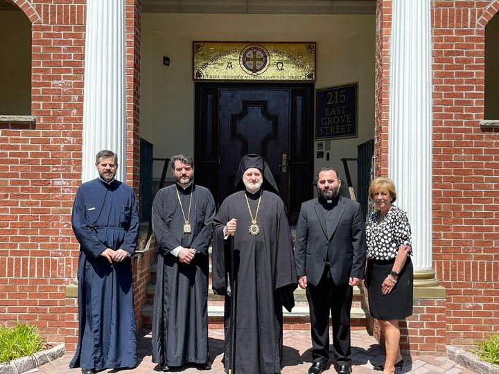 His Eminence Archbishop Elpidophoros of America, Patriarchal Vicar, visited the Metropolis of New Jersey
