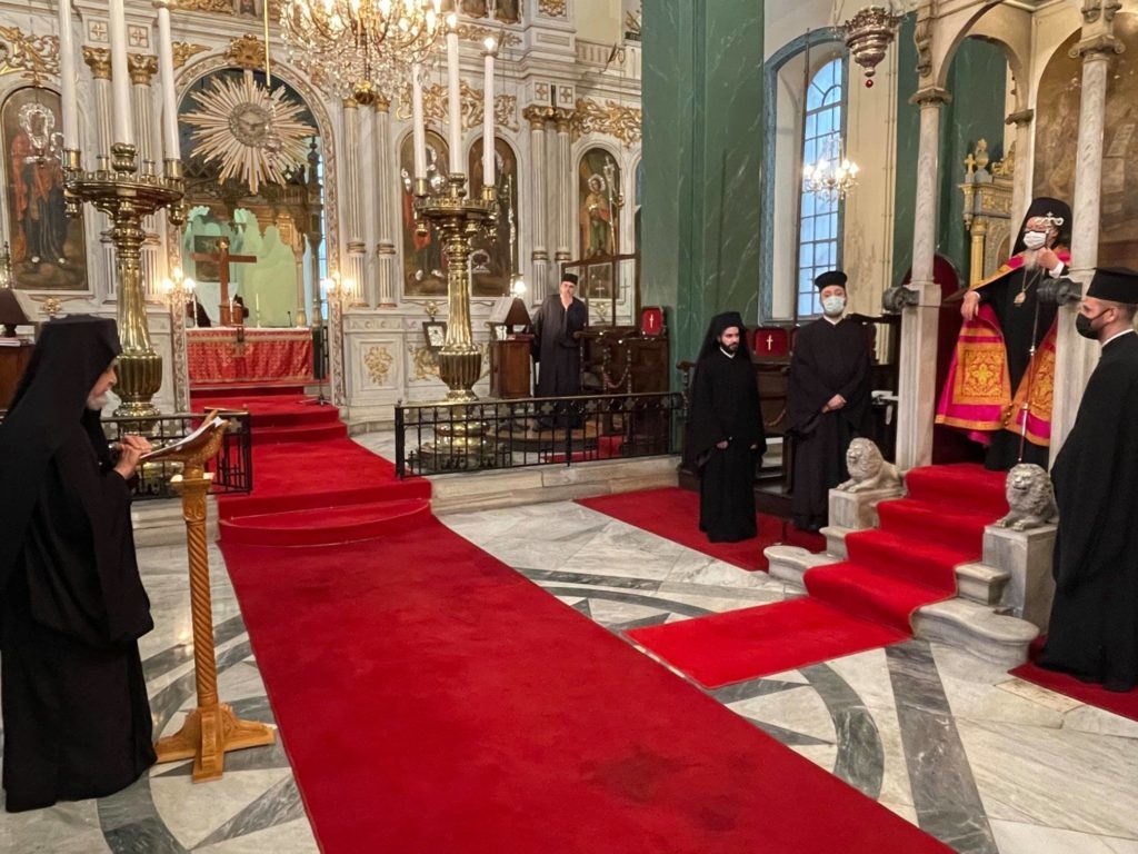 Ecumenical Patriarch officiates at Divine Liturgy at celebrating Sts. Constantine & Helen Cathedral in Constantinople