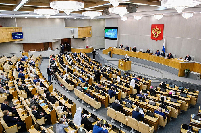 Предстоятель Русской Церкви принял участие в IX Парламентских встречах в Государственной Думе