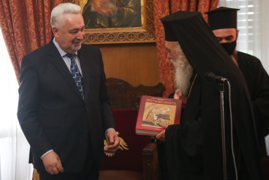 Επίσκεψη του Πρωθυπουργού του Μαυροβουνίου στον Αρχιεπίσκοπο Ιερώνυμο