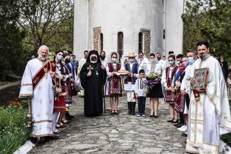 PS Visarion a slujit la singura biserică din Episcopia Tulcii, ocrotită de Sf. Atanasie