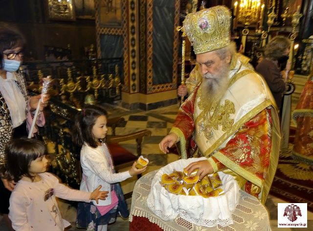 Ο Εσπερινός της Αγάπης στην Ιερά Μητρόπολη Μονεμβασίας