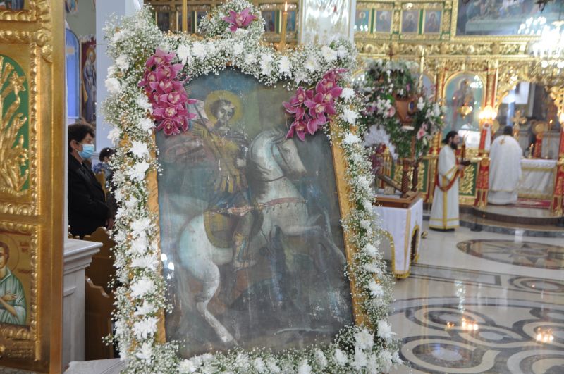 Εορτάστηκε ο Άγιος Γεώργιος στην Ιερά Μητρόπολη Δράμας
