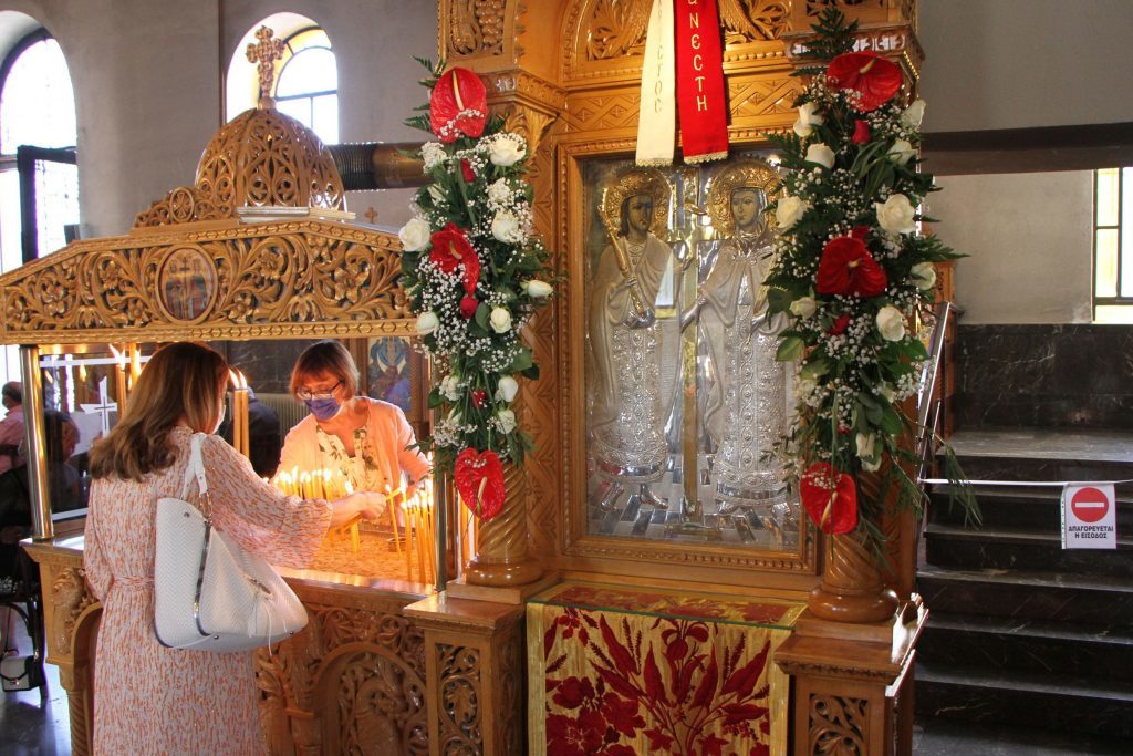 Εορτασμός των Αγίων Κωνσταντίνου και Ελένης στη Μητρόπολη Μεσσηνίας