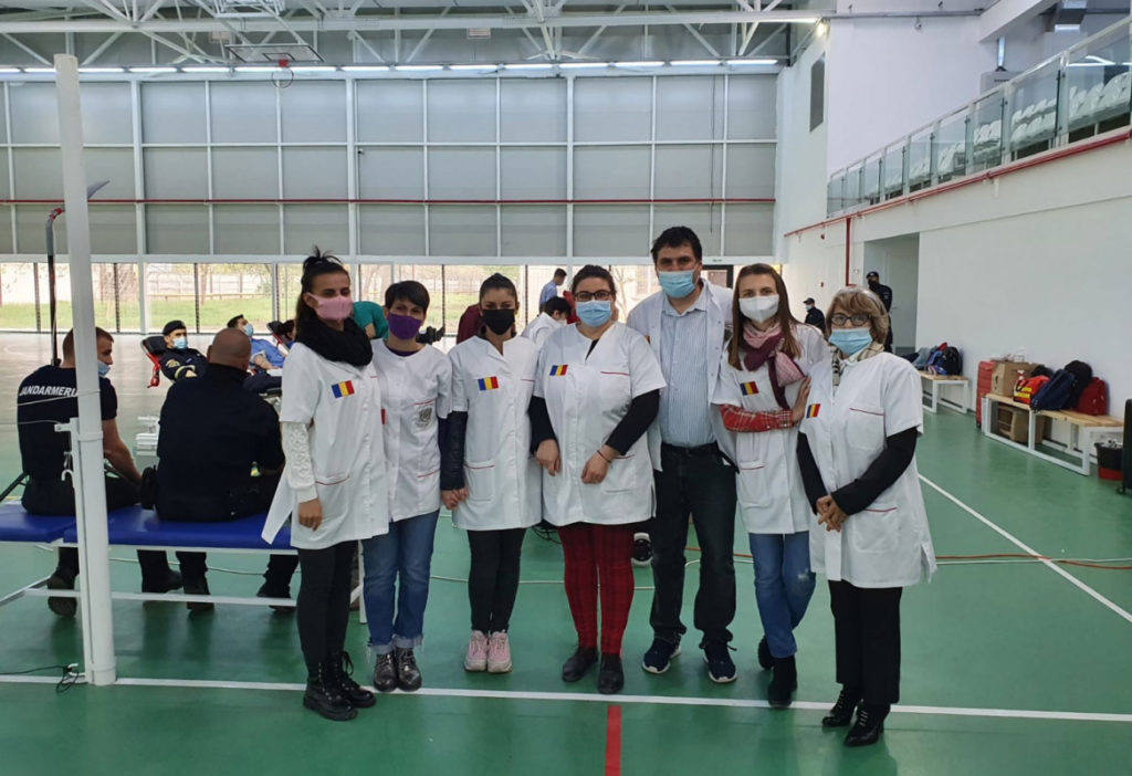 Acțiune de donare de sânge la Inspectoratul General al Jandarmeriei Române