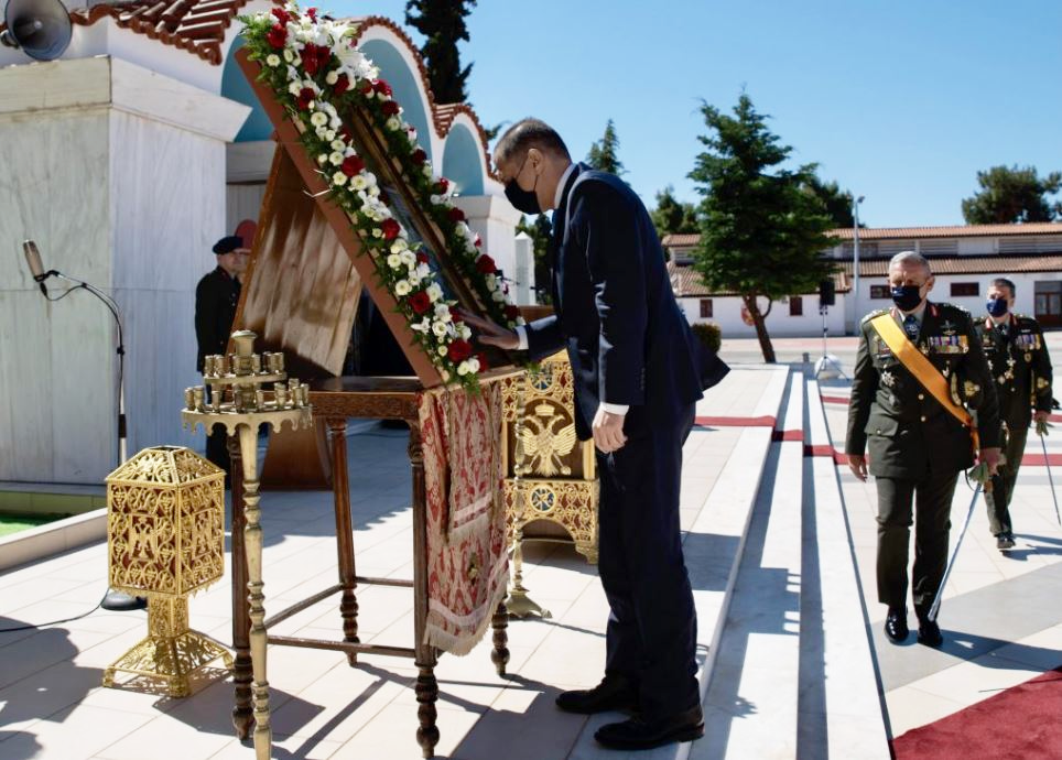 Ο ΥΦΕΘΑ στον εορτασμό του Προστάτη Στρατού Ξηράς Αγίου Γεωργίου