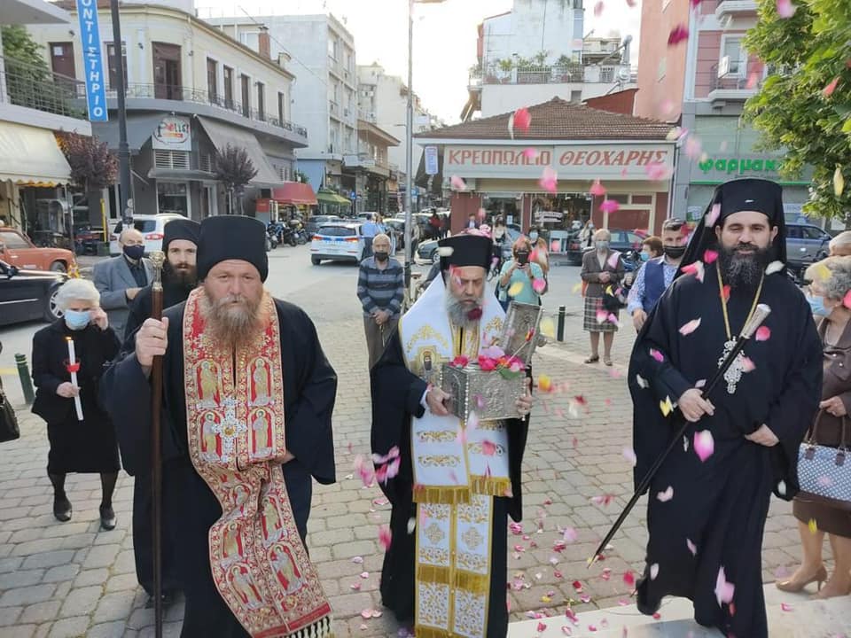 Faithful in Karditsa commemorate 1923 miracle ending devastating drought