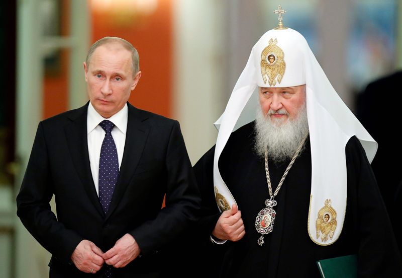 Ο πρόεδρος της Ρωσίας ευχήθηκε στον Πατριάρχη Μόσχας