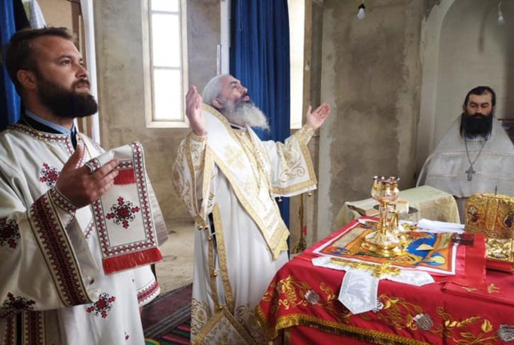 Prima slujbă arhierească la Mănăstirea din Chirilovca, Floreşti